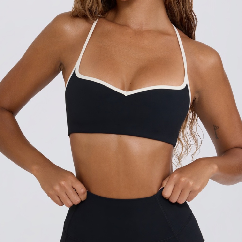 Oh Polly Black and White Crop Top